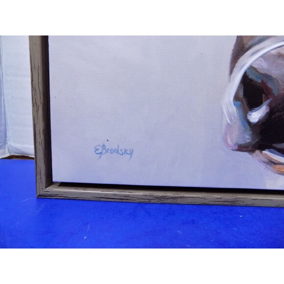 NEW Cow Rooster Painting Print Wall Art By Ed Brodsky Rustic Home Farmhouse - Picture 6 of 9